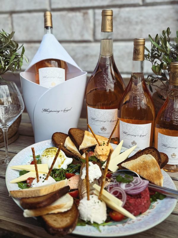 Rosé mit bayerischen Vorspeisen